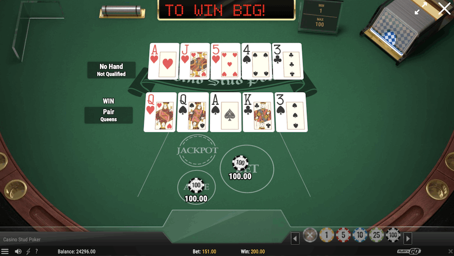Casino Stud Poker by Play’n GO - 1